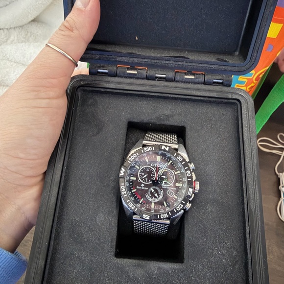 Citizen Black and Silver Men's Watch
